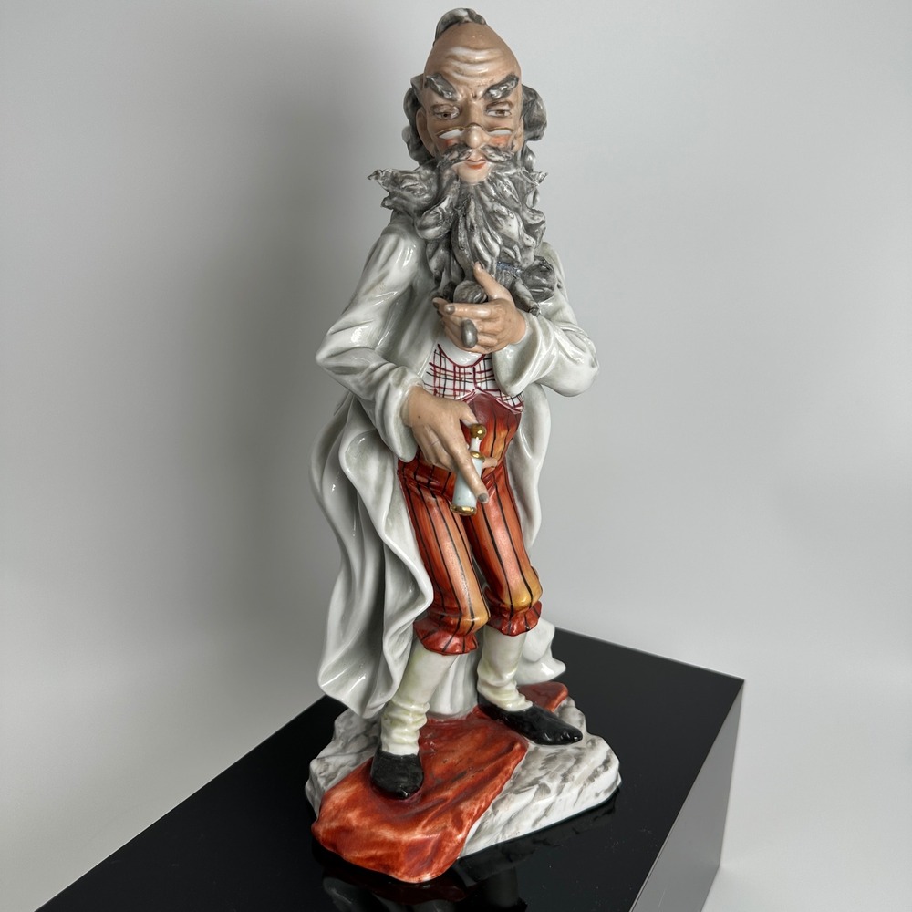 Vtg Lipper Mann Scholar Professor Figure Japan Academic Library Decor Old World